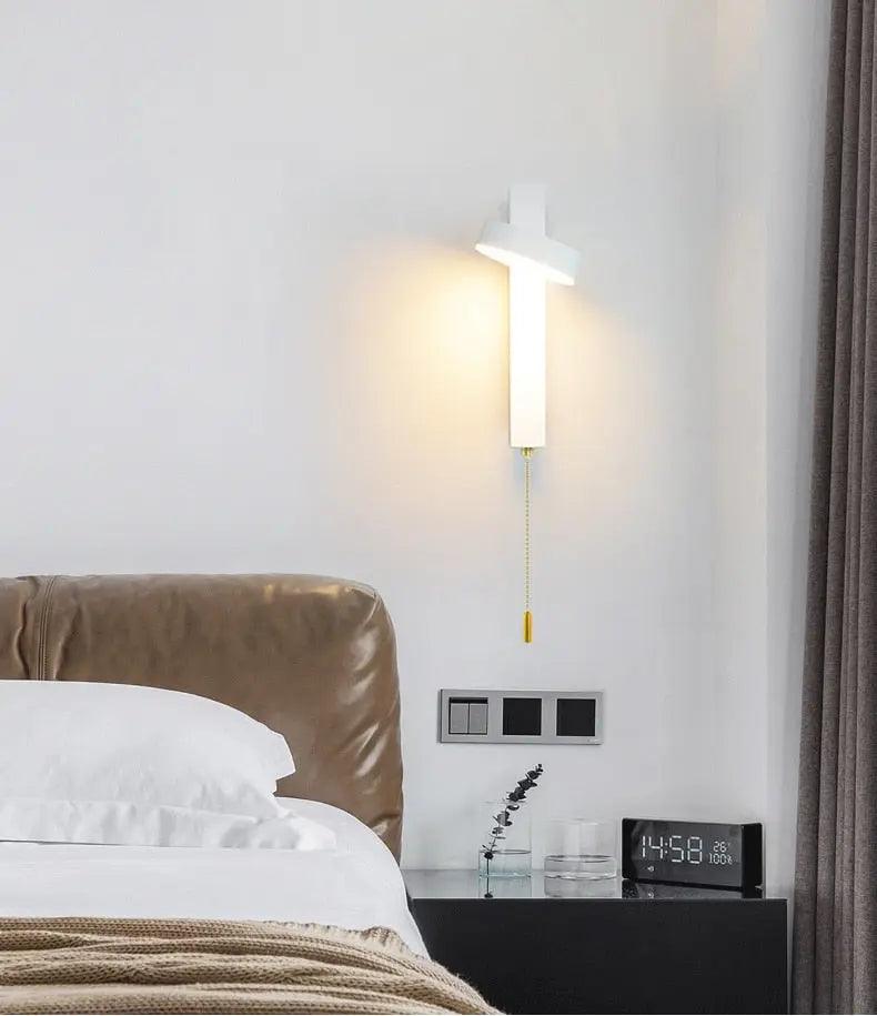 Éclairage mural élégant rotatif à 350° - Lumière LED moderne de 9W pour la maison