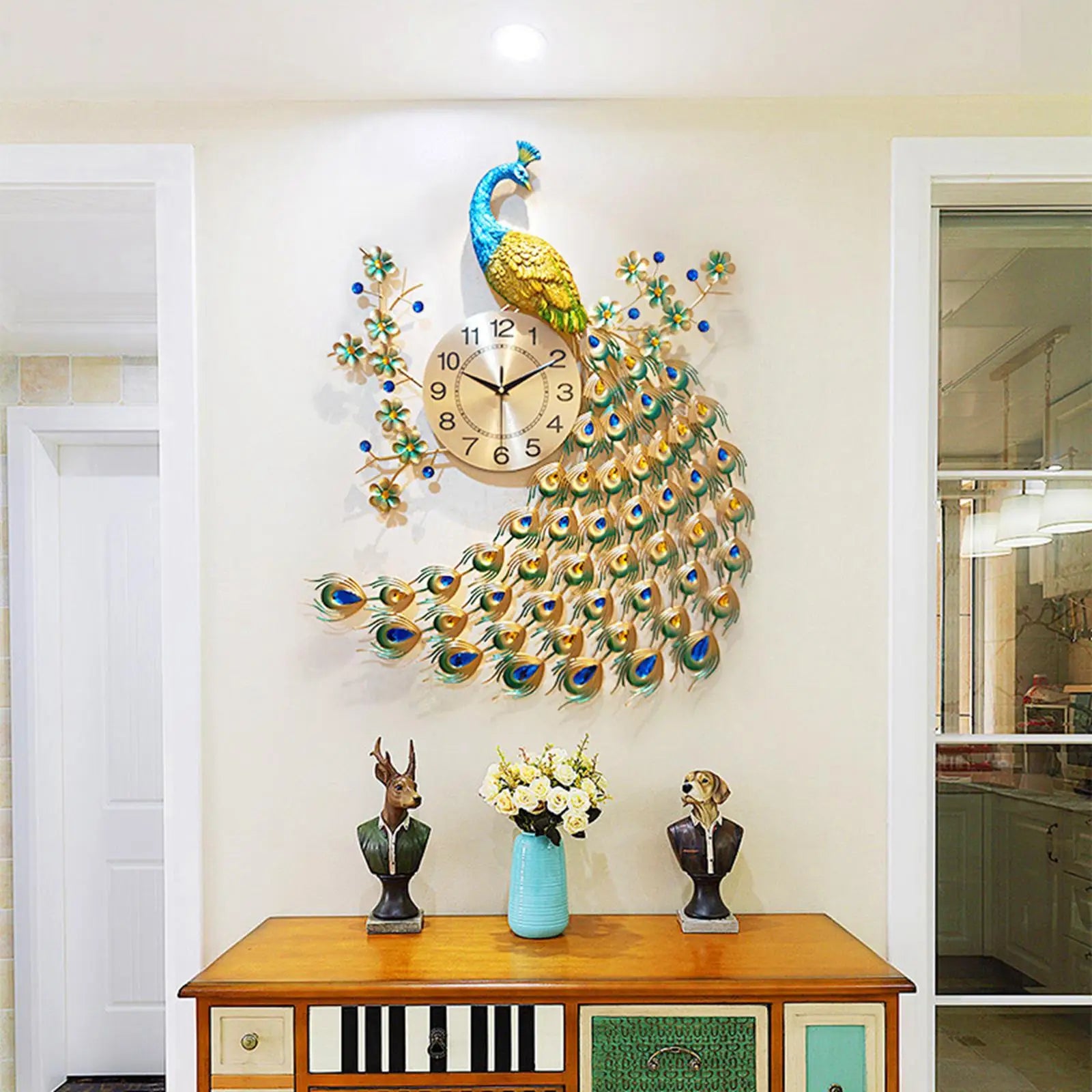 Montre Élégance Paon - MajesticPeacock