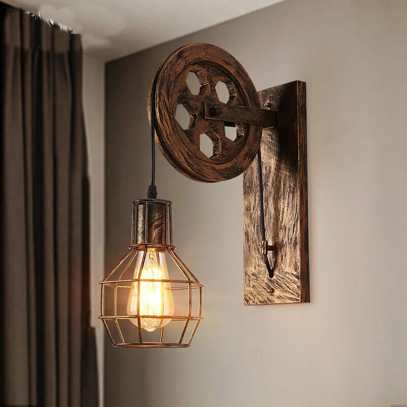 Lampe murale rétro du milieu du siècle