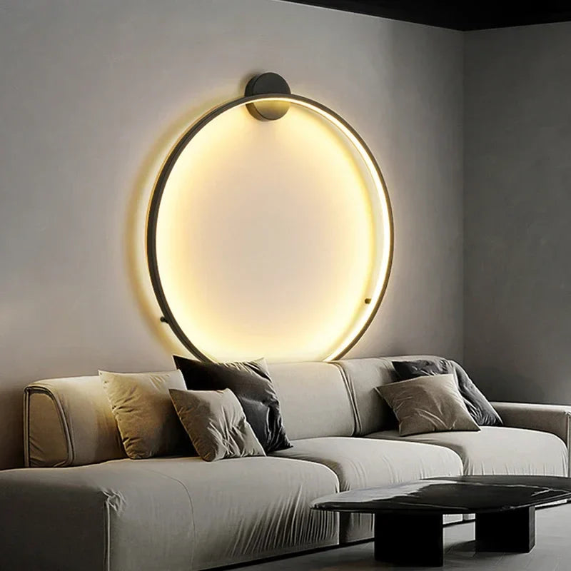 LumiRing - Lampe murale circulaire minimaliste