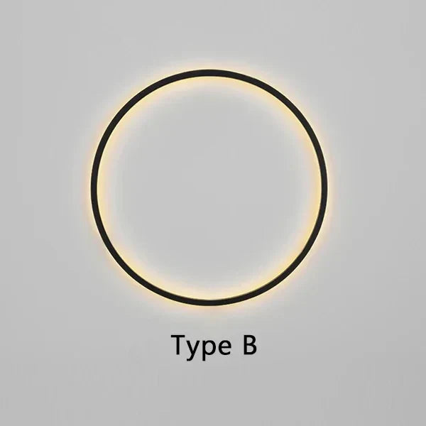 LumiRing - Lampe murale circulaire minimaliste