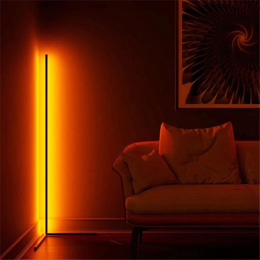 Lampes de sol RGB LED futuristes | Éclairage contrôlé par télécommande et application