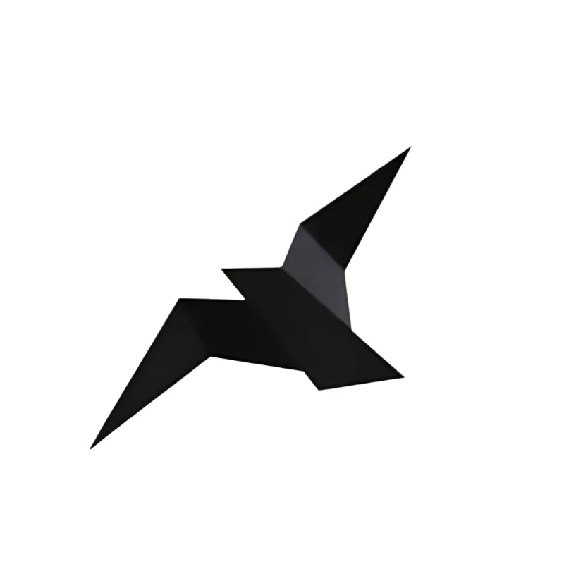 AvianAura - Applique murale en fer nordique pour oiseaux