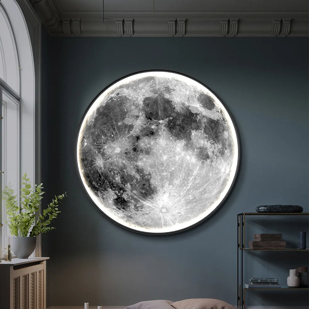 LunaLux - Lumière Murale LED Éclipse Lunaire