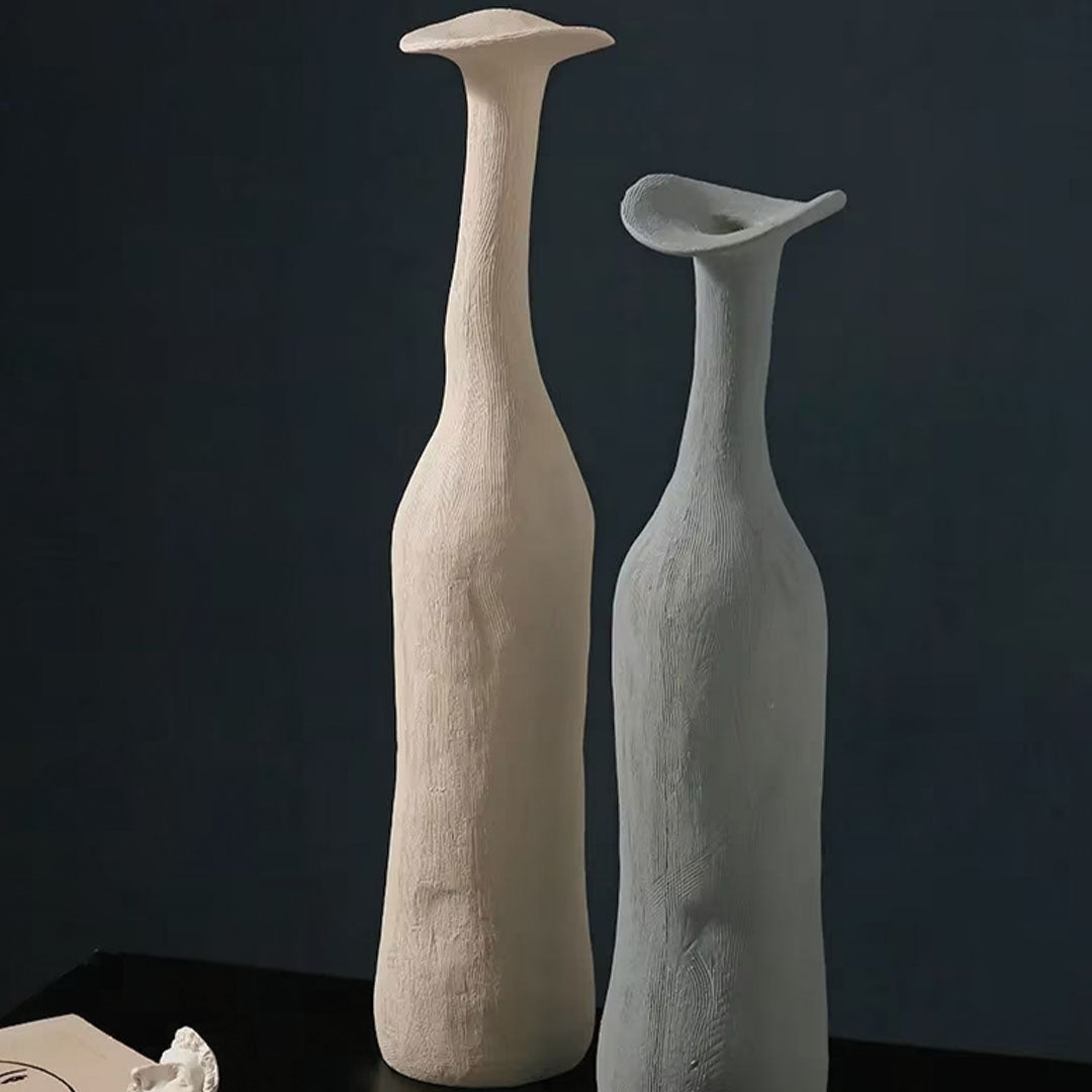 Vase en céramique Morandi moderne | Élément d'accent élégant et sophistiqué