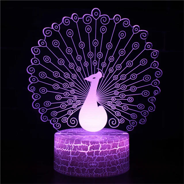 MagicColor - Veilleuse Rêve de Paon