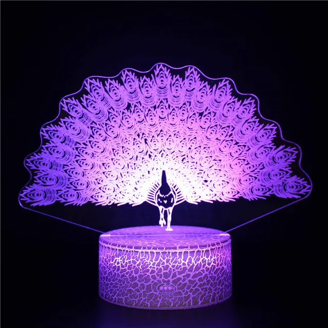 MagicColor - Veilleuse Rêve de Paon