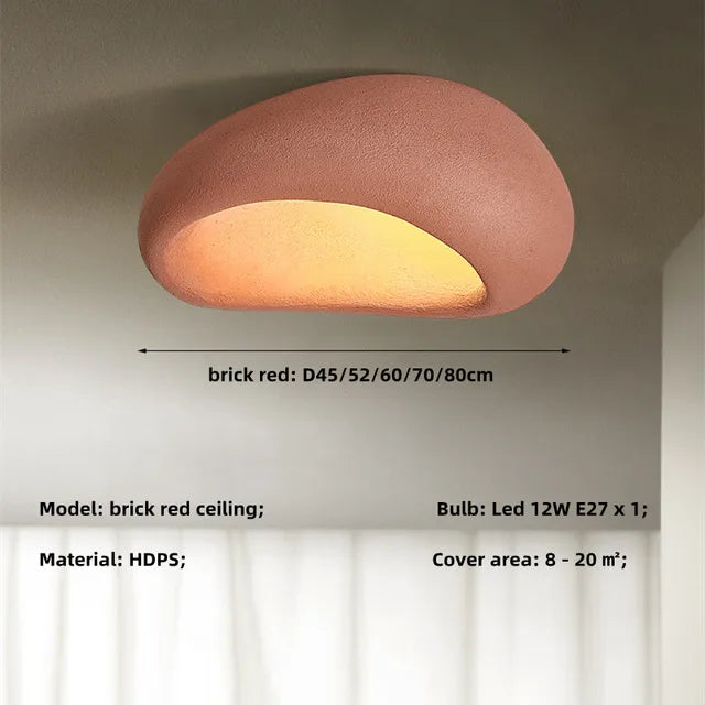 WabiSabiGlow - Lumière de plafond Wabi Sabi