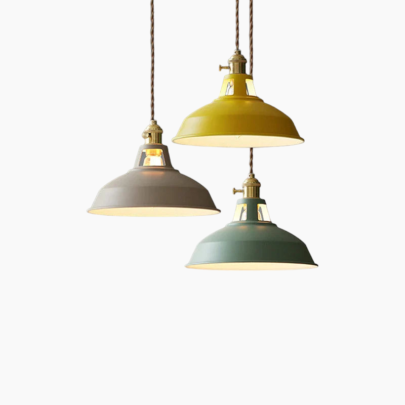Lustre LED Industriel Nordique | Style Rétro, Éclairage Moderne
