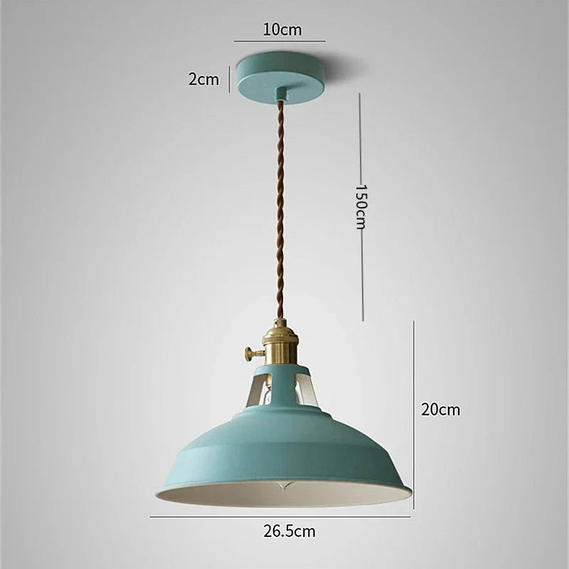 Lustre LED Industriel Nordique | Style Rétro, Éclairage Moderne