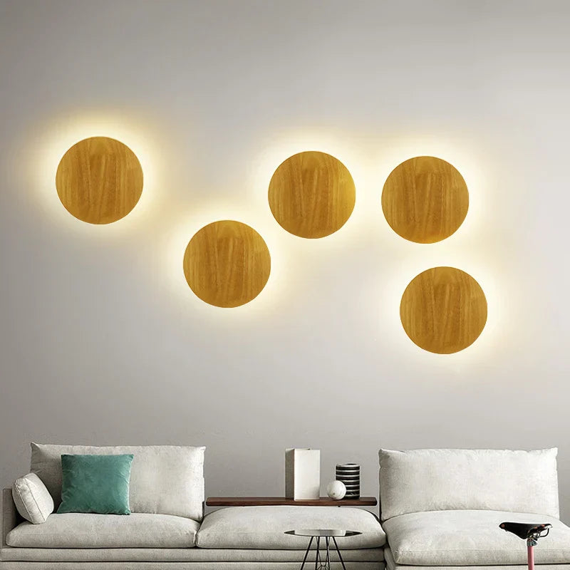 LuxeRadiant - Lampes Murales en Bois Nordique