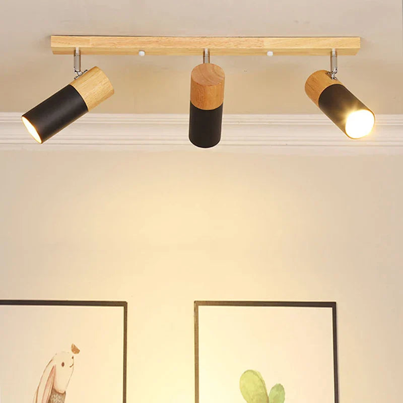 SkyWood - Lampe de plafond en bois nordique