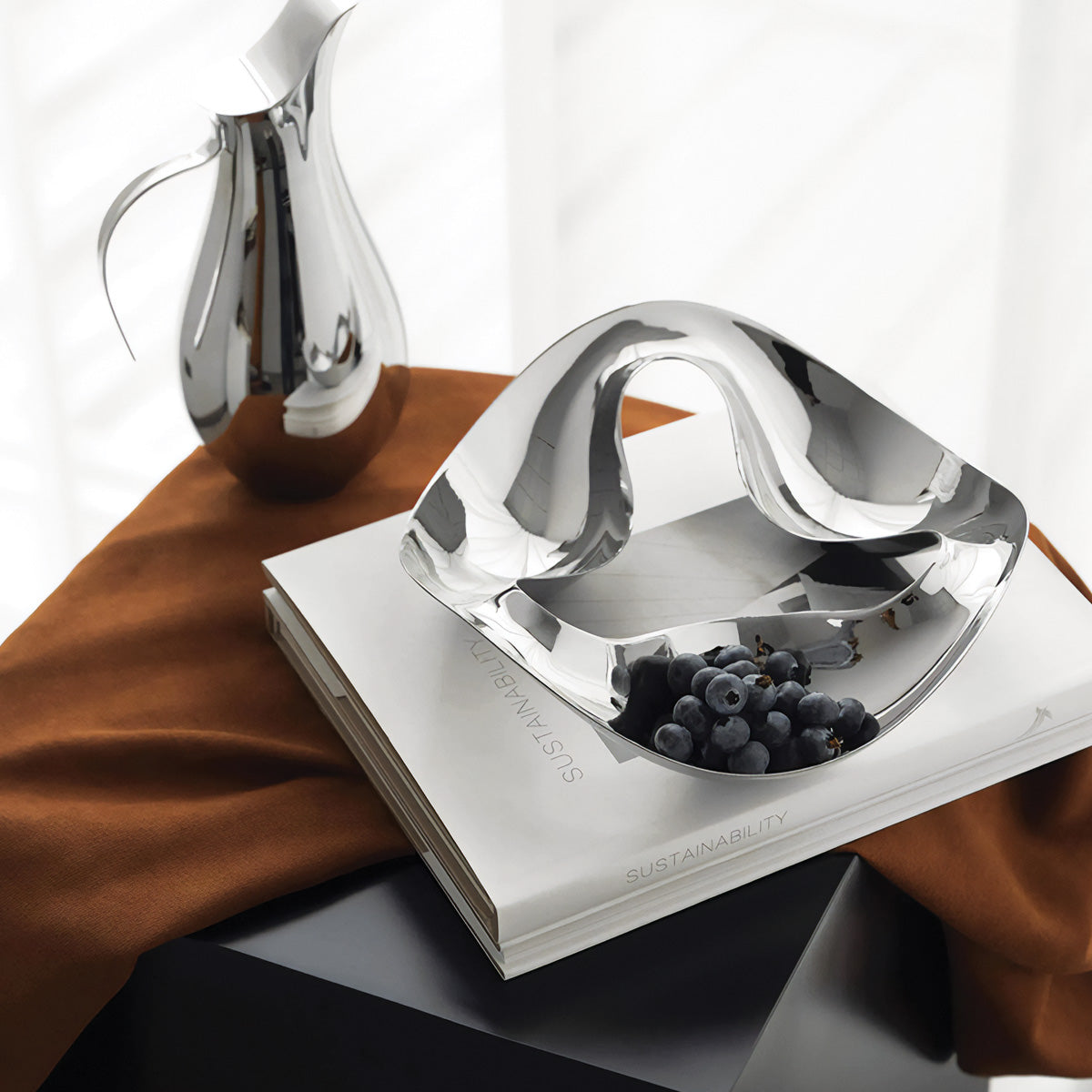 Plateau Décoratif Nuvola | Accessoire Élégant pour Intérieurs Stylés