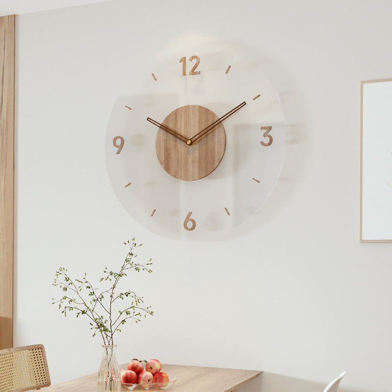 TimeWood - Horloge murale en bois massif au style nordique | Design intemporel avec élégance naturelle