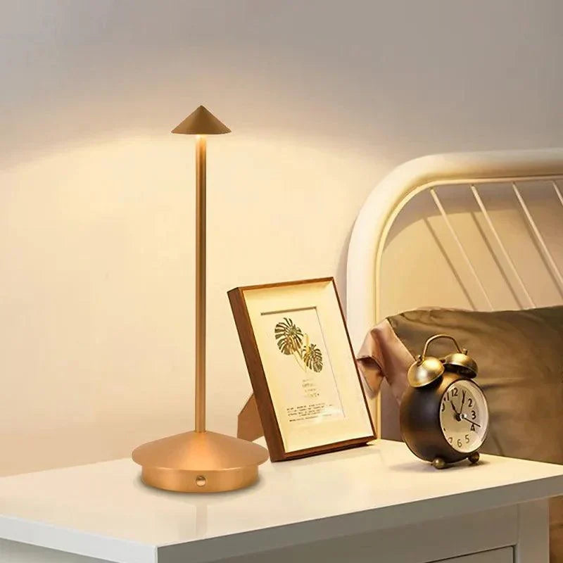 Lampe de table sans fil | Design moderne, rechargeable, éclairage élégant