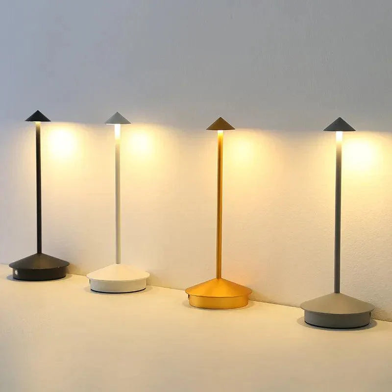 Lampe de table sans fil | Design moderne, rechargeable, éclairage élégant
