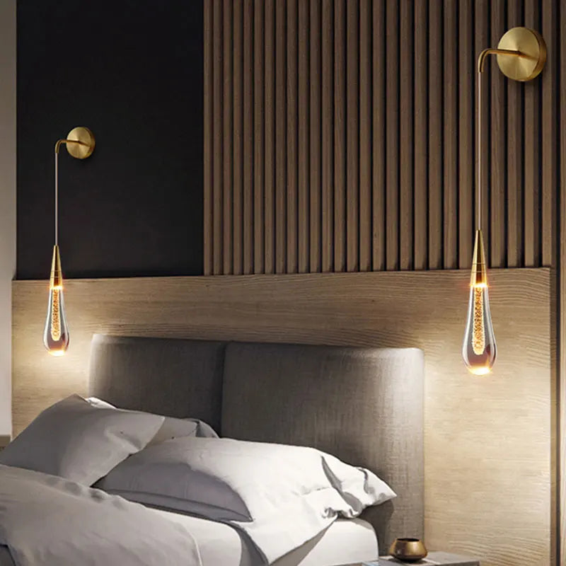 Gouttes de Cristal – Lumière Décorative, Style Intemporel