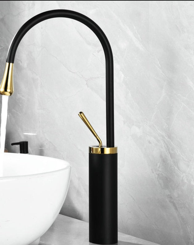 Robinet de lavabo de salle de bain style goutte | Design moderne élégant et fonctionnalité
