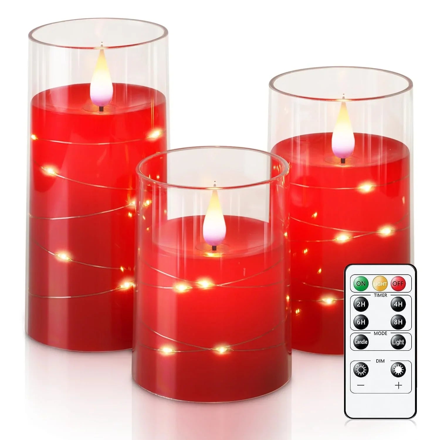 Flameflex - Bougies LED sans flamme avec effet réaliste