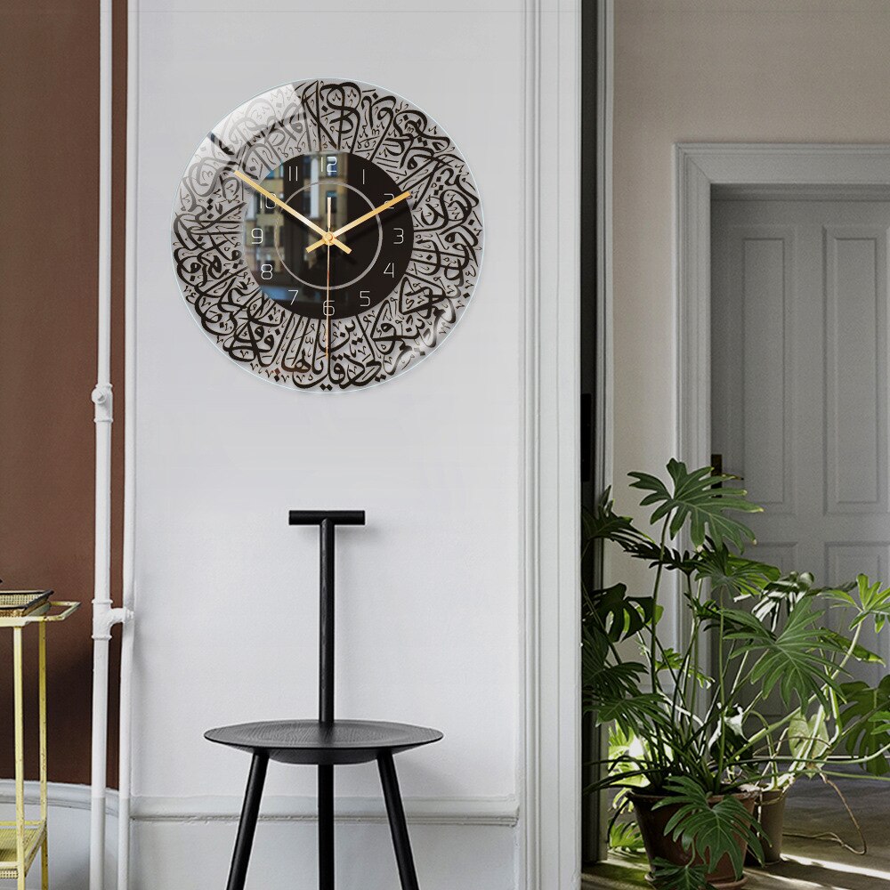 Islamiq - Horloge murale islamique élégante en acrylique | Un mélange de tradition et d'élégance moderne