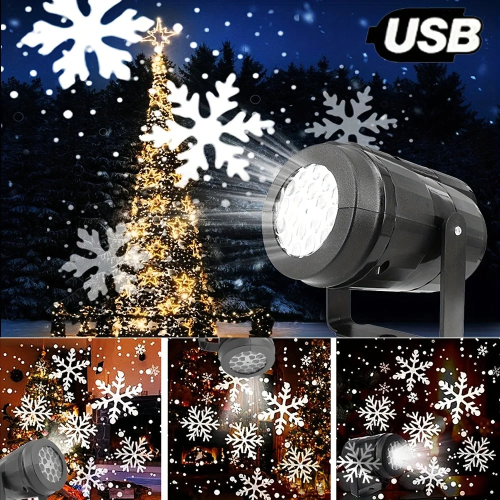 SnowflakeDream | Projecteur de flocons de neige USB