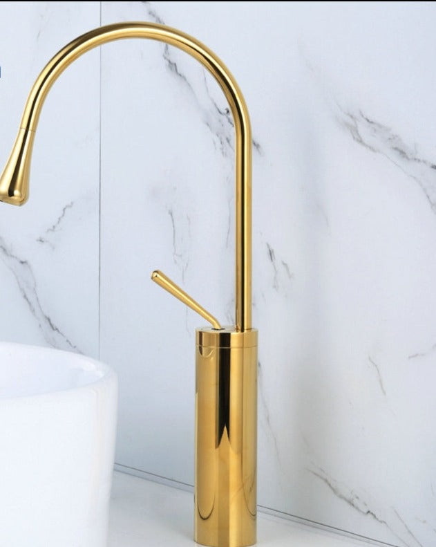Robinet de lavabo de salle de bain style goutte | Design moderne élégant et fonctionnalité