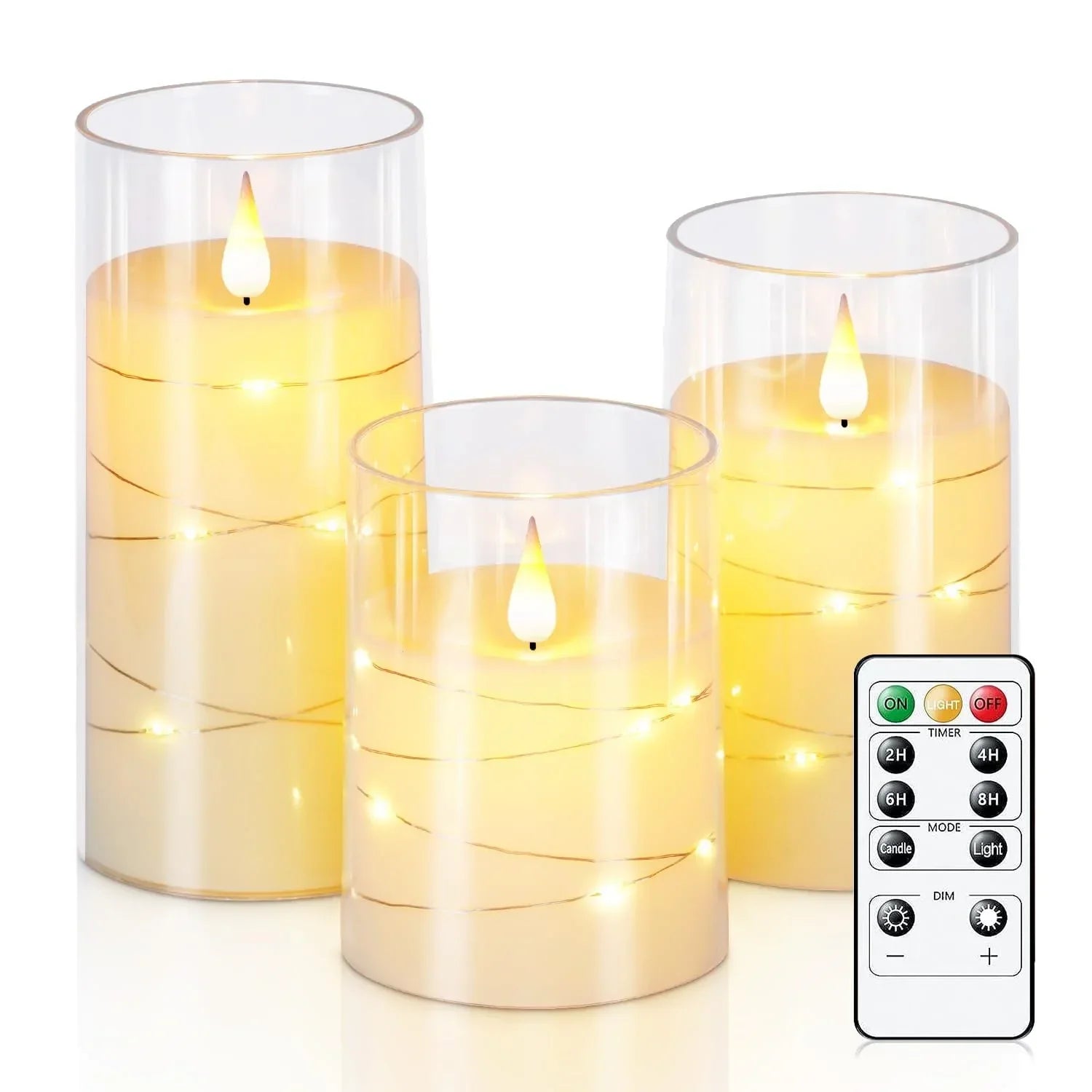 Flameflex - Bougies LED sans flamme avec effet réaliste
