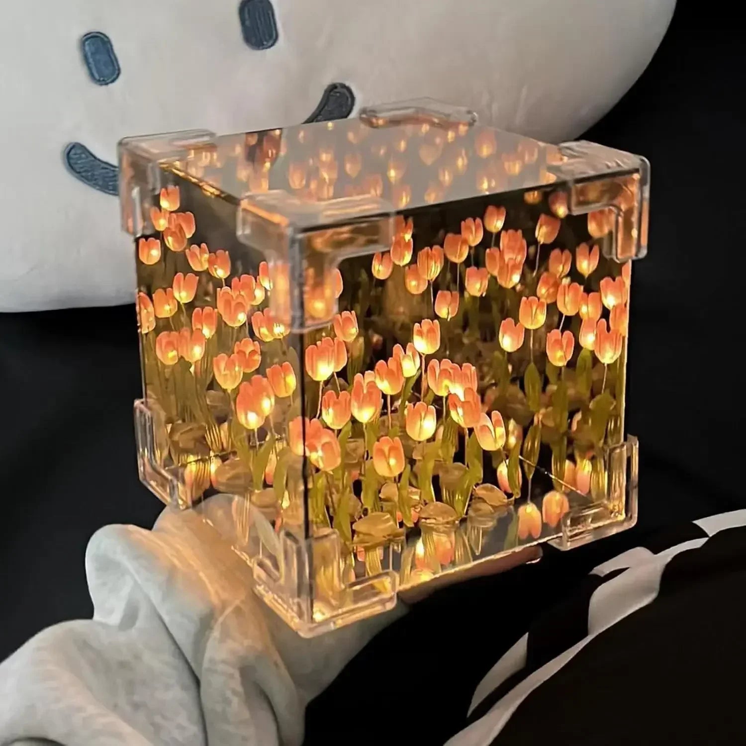 TulipGarden | Lampe Cube Miroir DIY