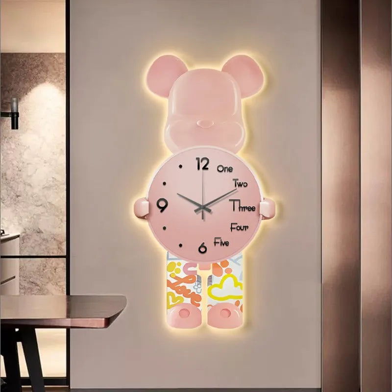 Horloge Ours - Jolie Cloche Ours Cartoon