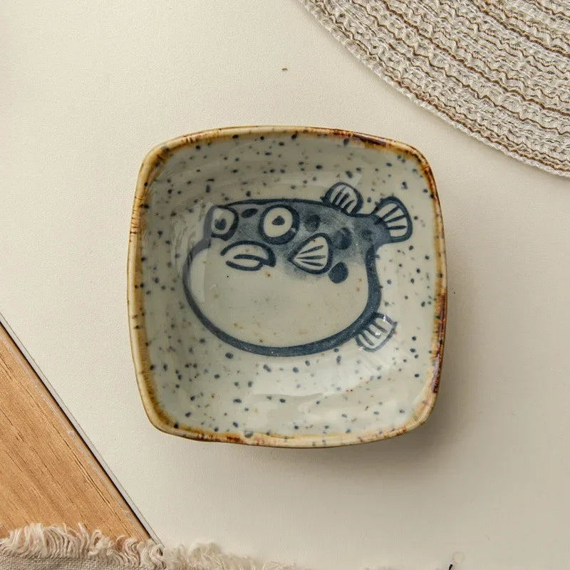 Plates en Céramique Seaside | Vaisselle Élégante Inspirée de la Côte
