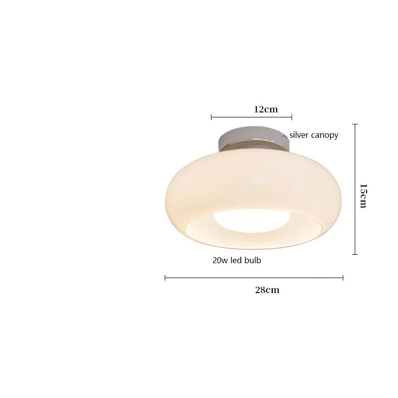 Suspension en verre et cuivre élégante | Ampoule E27 | Moderne nordique