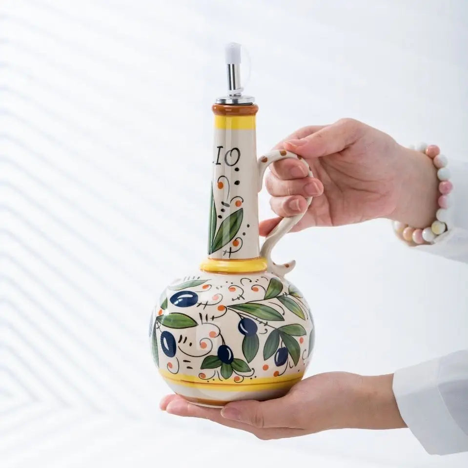 OilMaster - Distributeur d'huile d'olive toscane | Solution de versement élégante et précise pour la cuisine