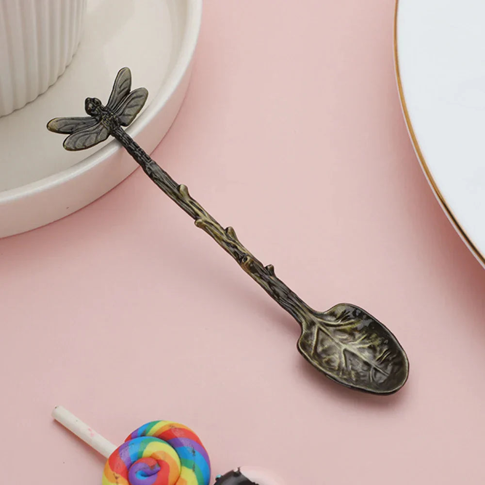 Cuillère Libellule - Cuillère en Alliage Décoratif