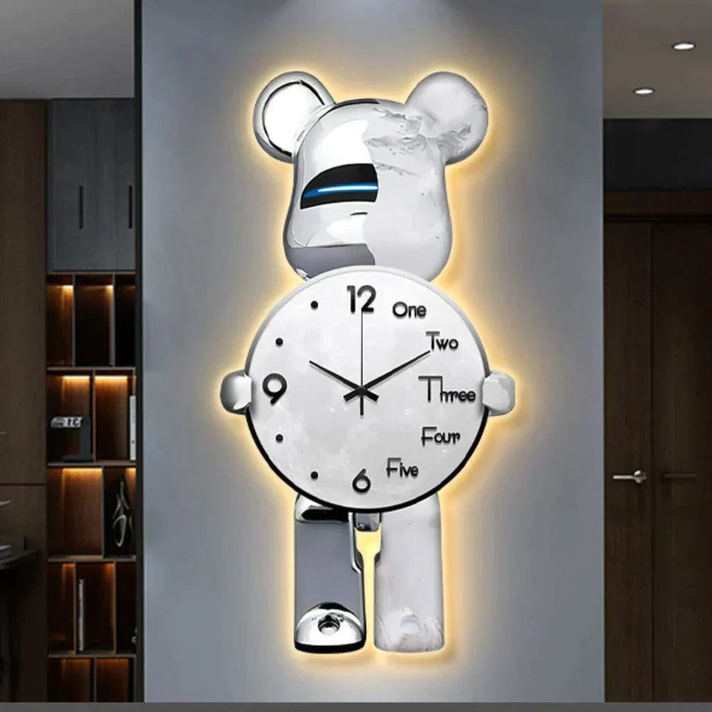 Horloge Ours - Jolie Cloche Ours Cartoon