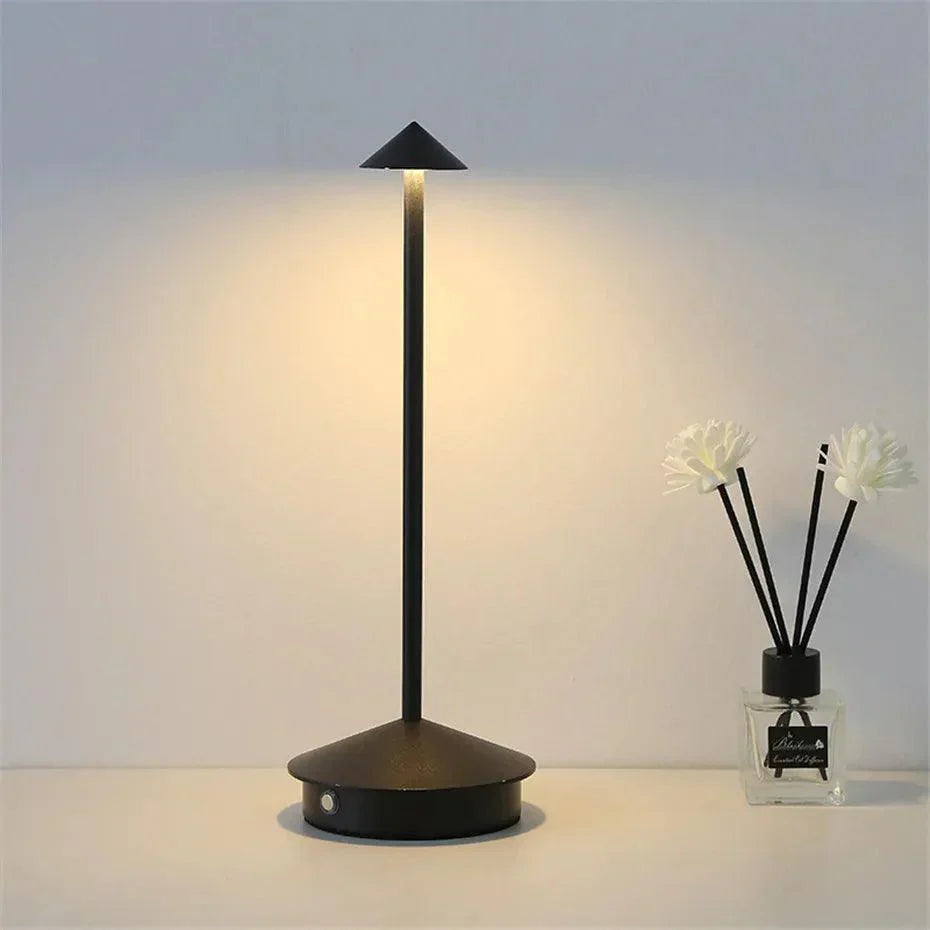 Lampe de table sans fil | Design moderne, rechargeable, éclairage élégant