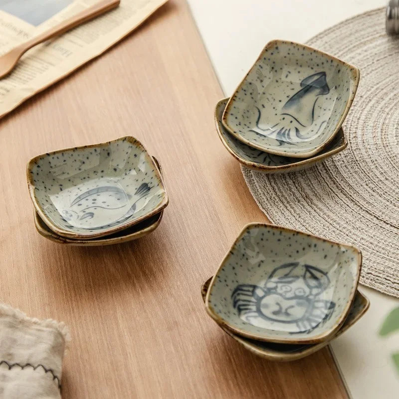Plates en Céramique Seaside | Vaisselle Élégante Inspirée de la Côte