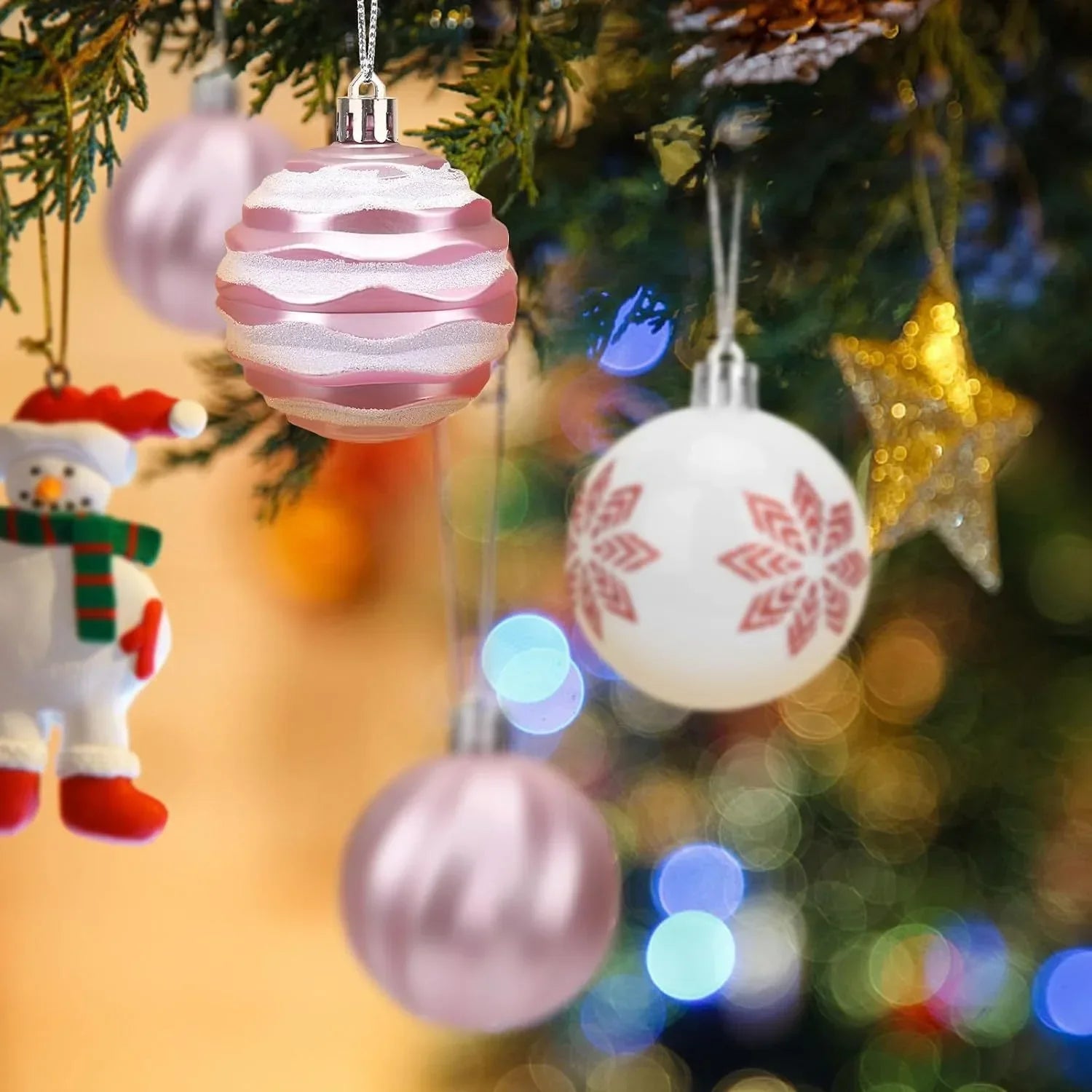 Accessoires de Noël Roses - PinkOrnament