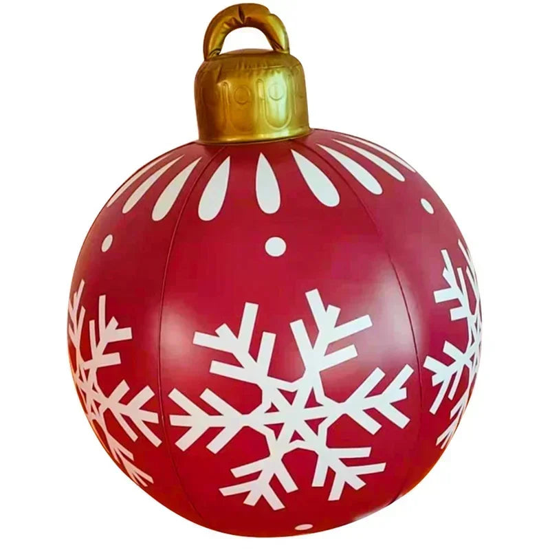 Ornement de jardin | énorme boule de Noël gonflable en PVC