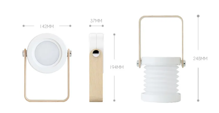 Lanternes LED de Nuit | Tactiles Dimmer, Portables et Rechargeables par USB
