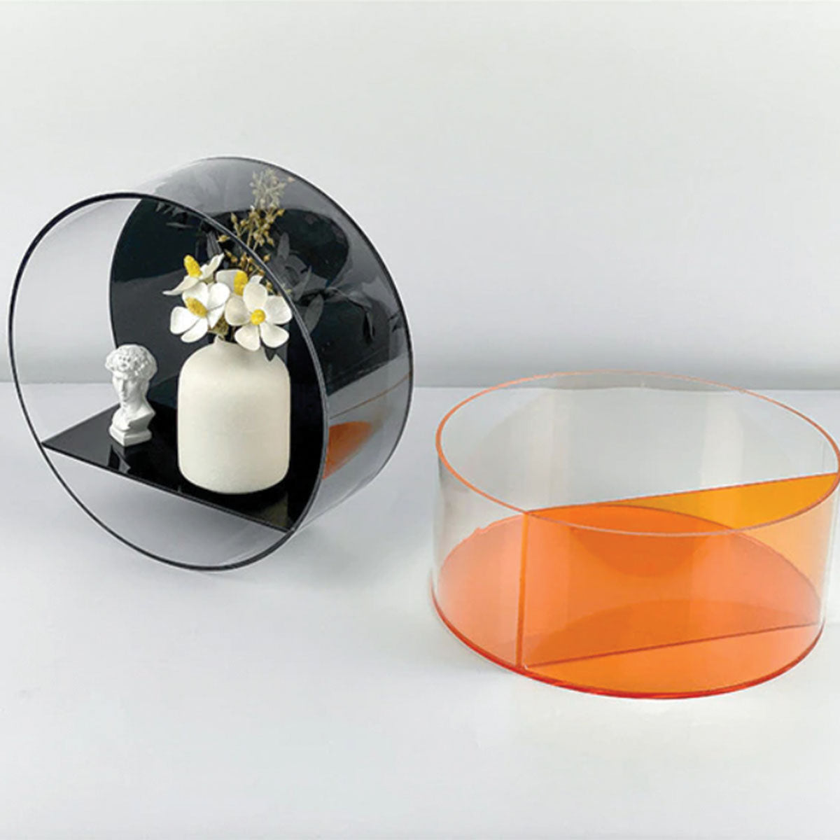 Boîte d'exposition en acrylique | Transparente, durable, compacte - Idéale pour figurines, chambres et entrées