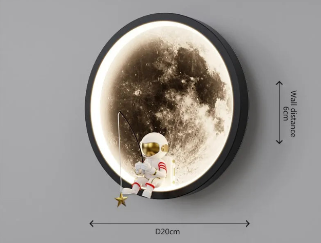Lumière Murale LED MoonBeam - Lune