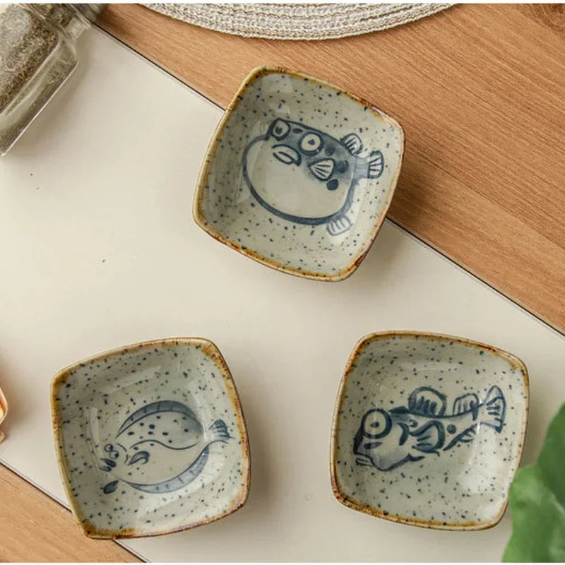 Plates en Céramique Seaside | Vaisselle Élégante Inspirée de la Côte
