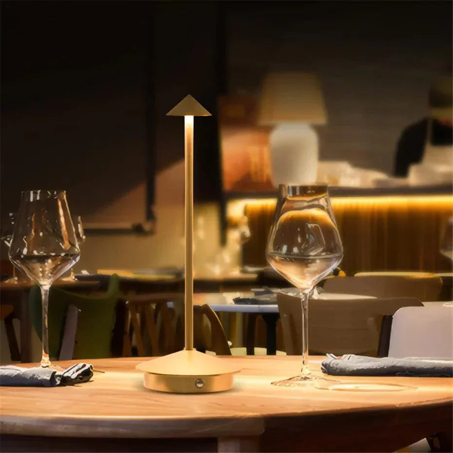 Lampe de table sans fil | Design moderne, rechargeable, éclairage élégant