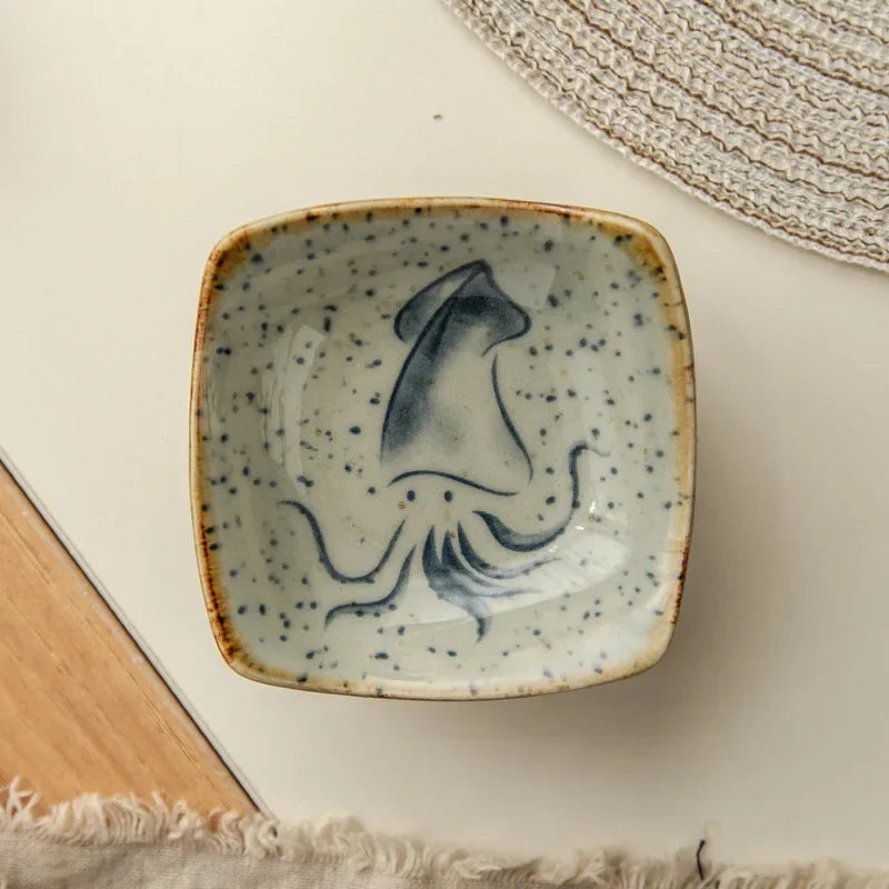 Plates en Céramique Seaside | Vaisselle Élégante Inspirée de la Côte