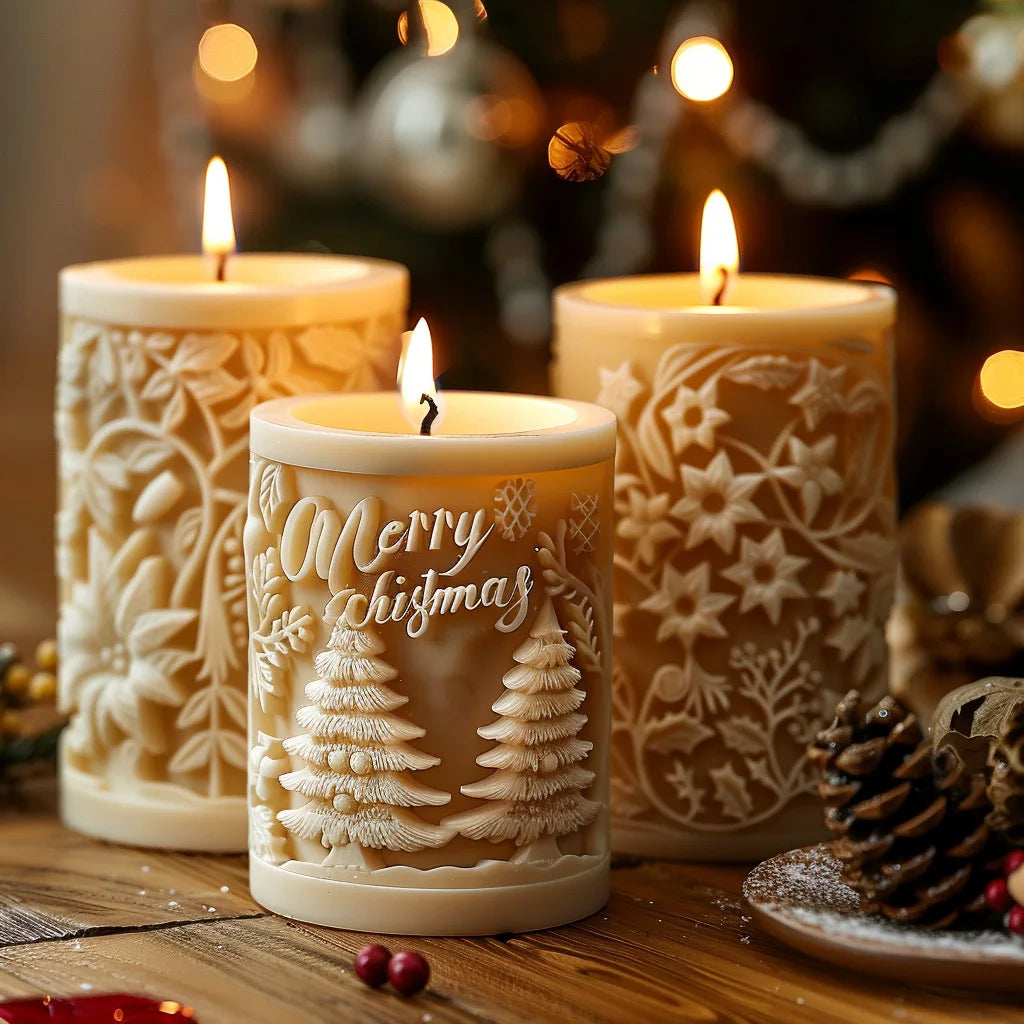 JoyMold – Moule Cylindrique Élégant de Noël