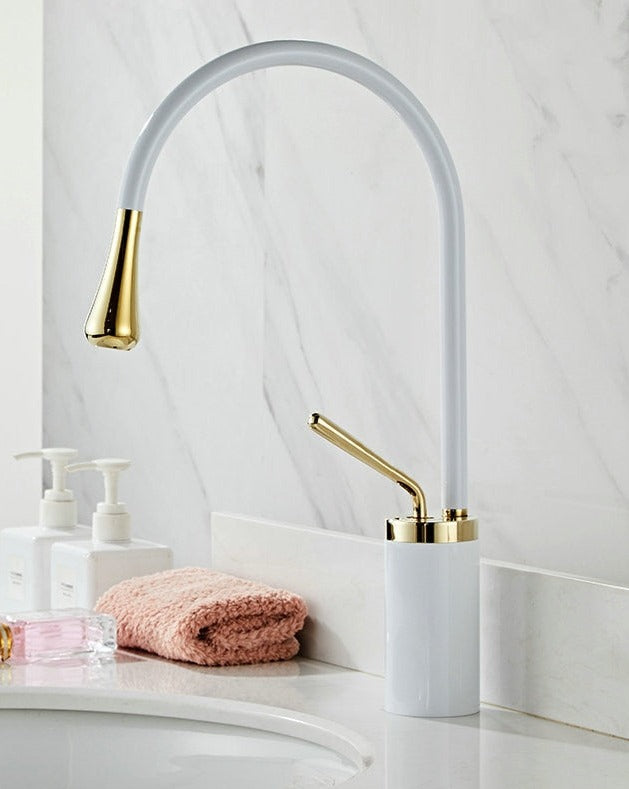 Robinet de lavabo de salle de bain style goutte | Design moderne élégant et fonctionnalité