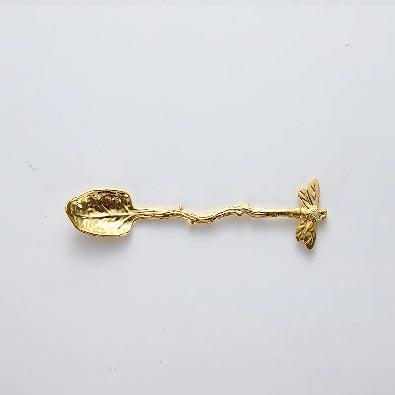 Cuillère Libellule - Cuillère en Alliage Décoratif