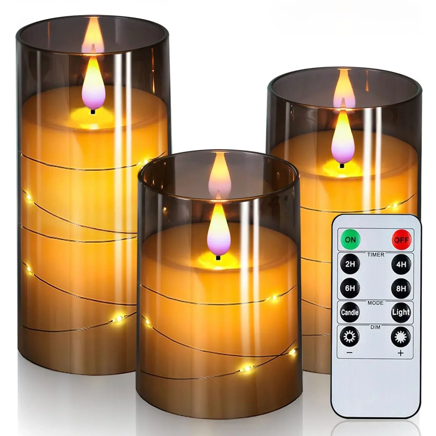 Flameflex - Bougies LED sans flamme avec effet réaliste