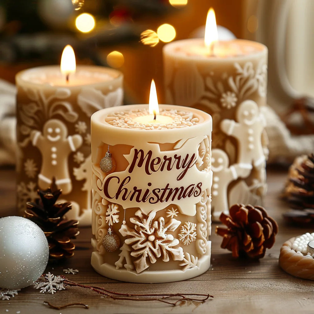JoyMold – Moule Cylindrique Élégant de Noël