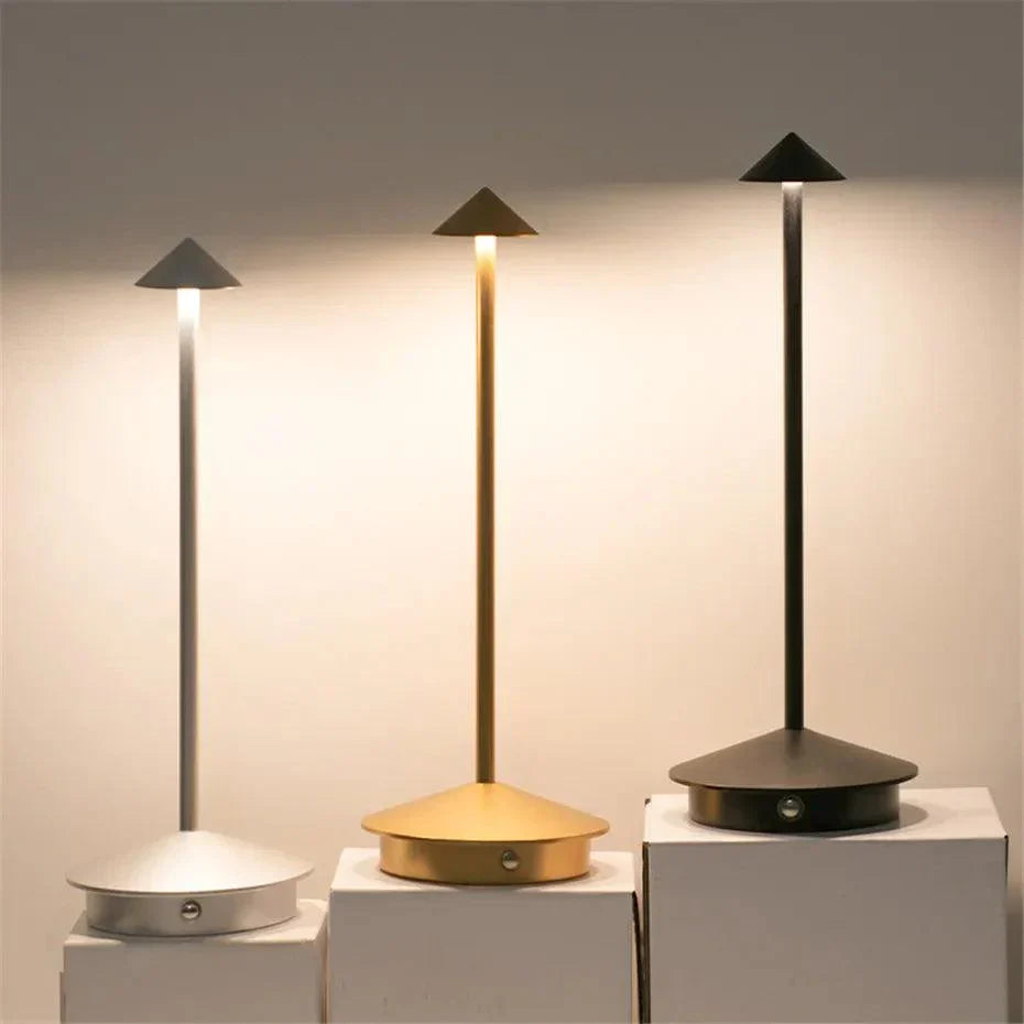 Lampe de table sans fil | Design moderne, rechargeable, éclairage élégant